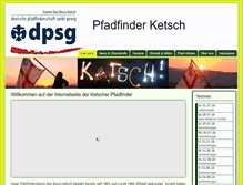 Tablet Screenshot of dpsg-ketsch.de